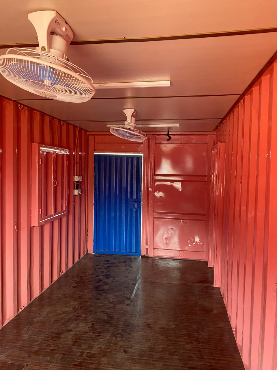 20ft x 8ft labour accommodation – shipping container9