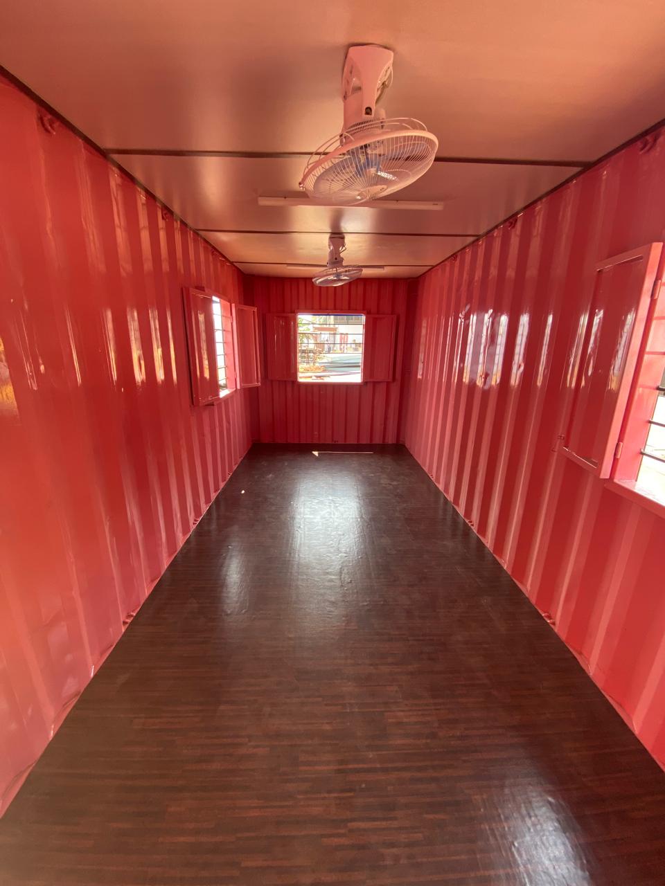 20ft x 8ft labor accommodation – shipping container