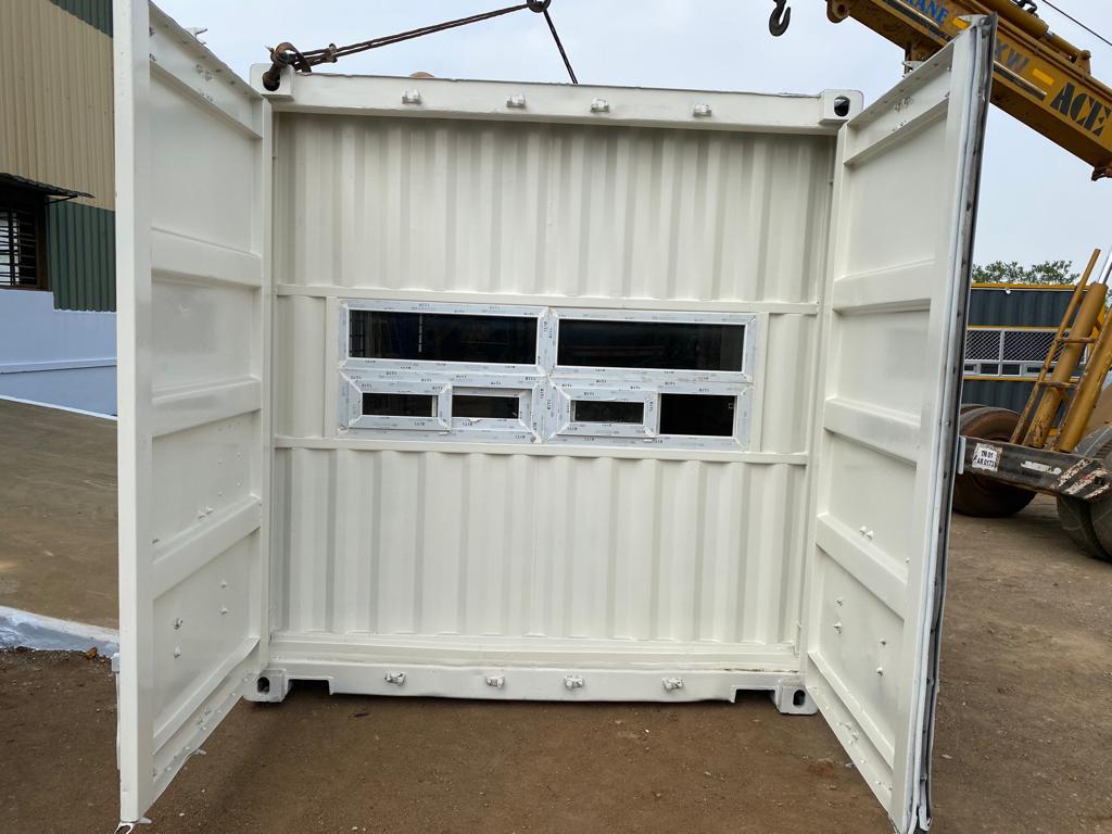 20FT 8FT TICKET COUNTER CONTAINER – SHIPPING CONTAINERT