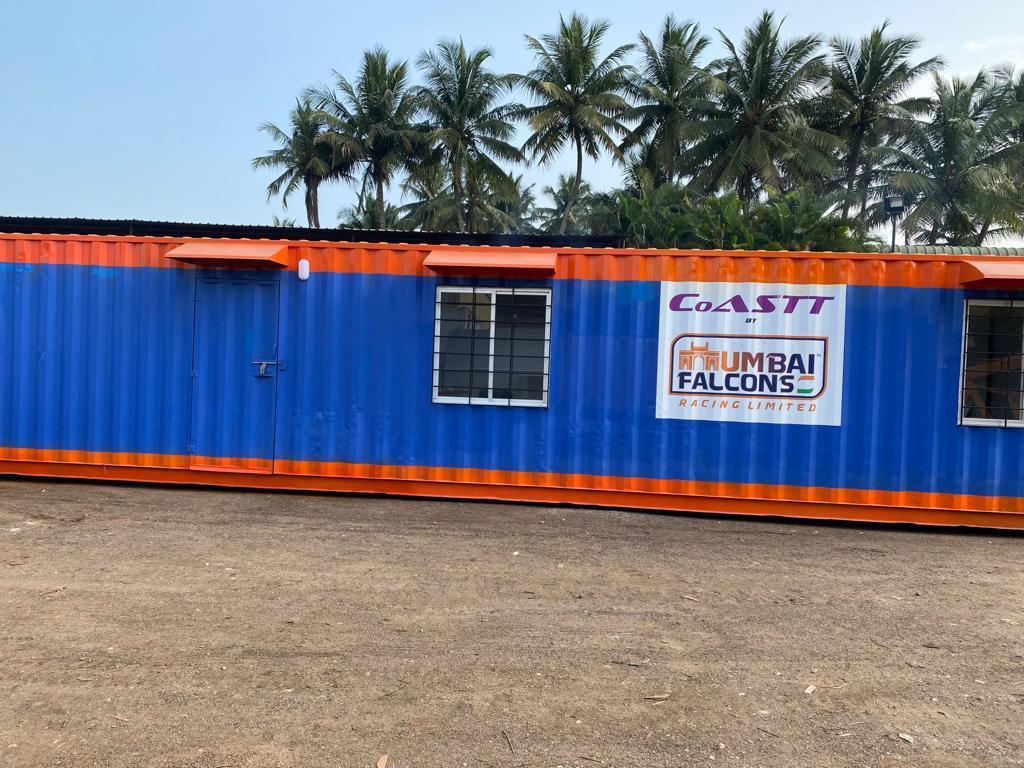 40×8 office space with MD cabin, staff cabin, pantry and restroom-shipping container