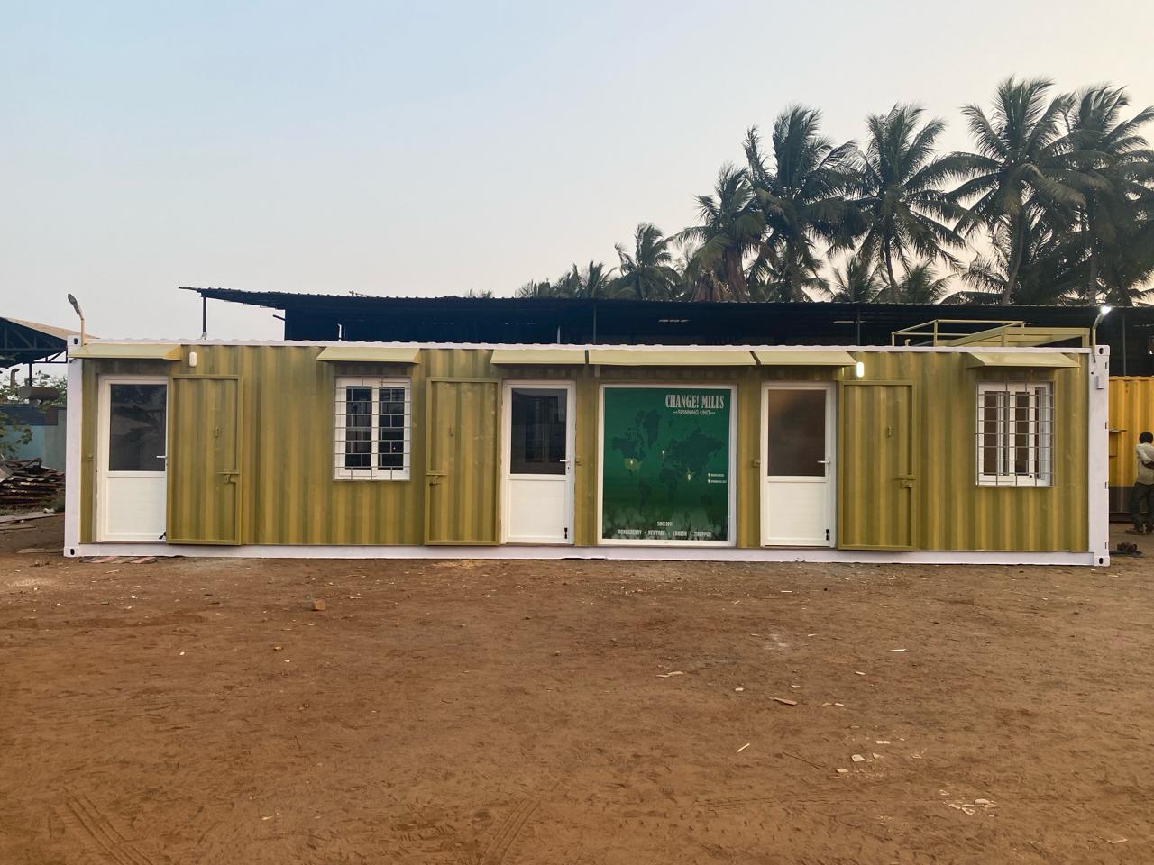 40×8 container with conference hall , MD ‘s Accomadation and staff accommodation  fully furnished-shipping container